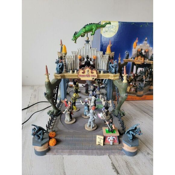 Lemax monsters ball 2005 Halloween animated dance village - Picture 1 of 16